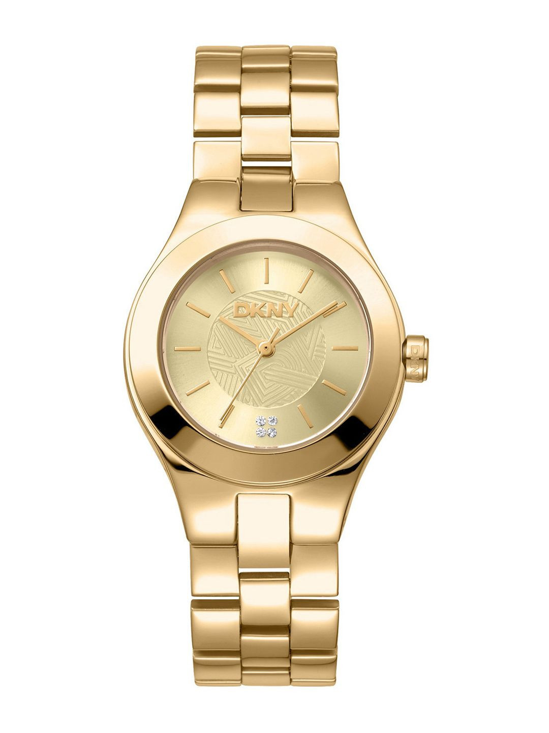 DKNY Women Round Dial & Bracelet Style Straps Analogue Watch DK1L026M0035