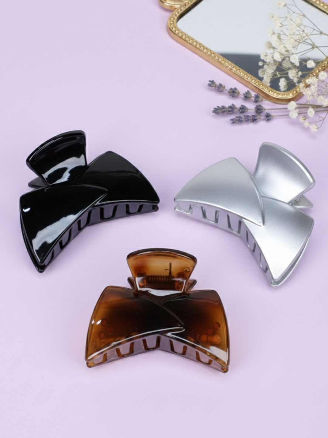 DressBerry Women Set of 3 Claw Clip