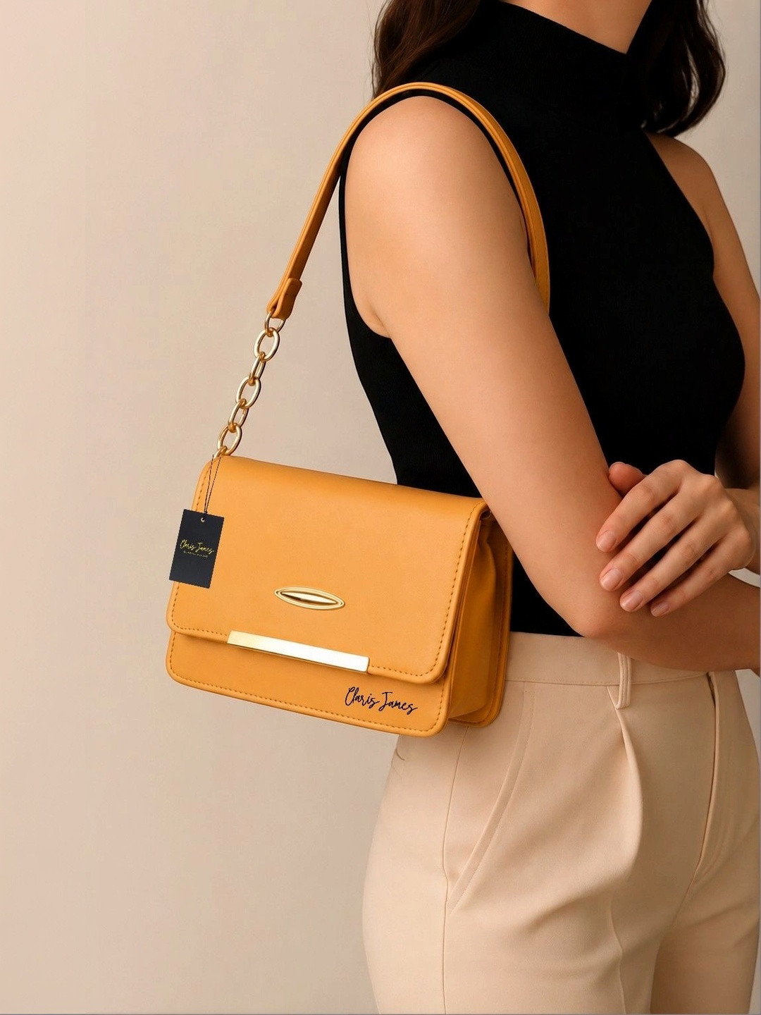 CLARIS JAMES PU Shoulder Bag