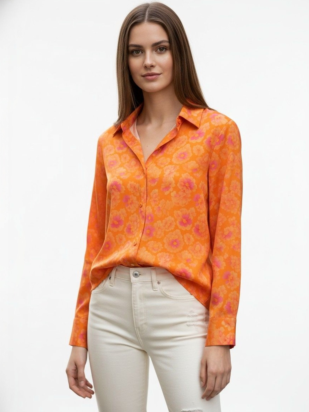 DressBerry Women Floral Printed Casual Shirt