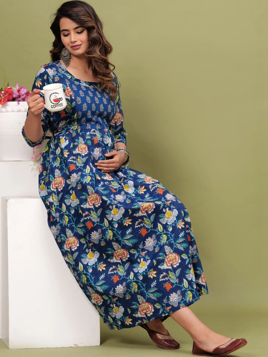 ETC Printed Maxi Nightdress
