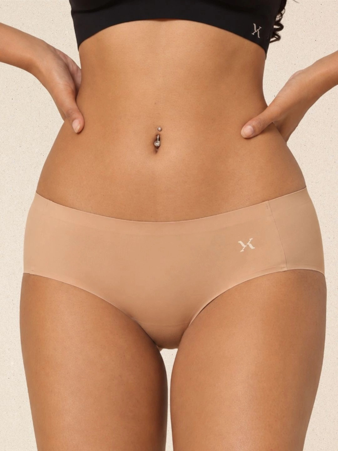 Krvvy Women Seamless Ultrasoft Hipster Briefs With Pure Cotton Gusset
