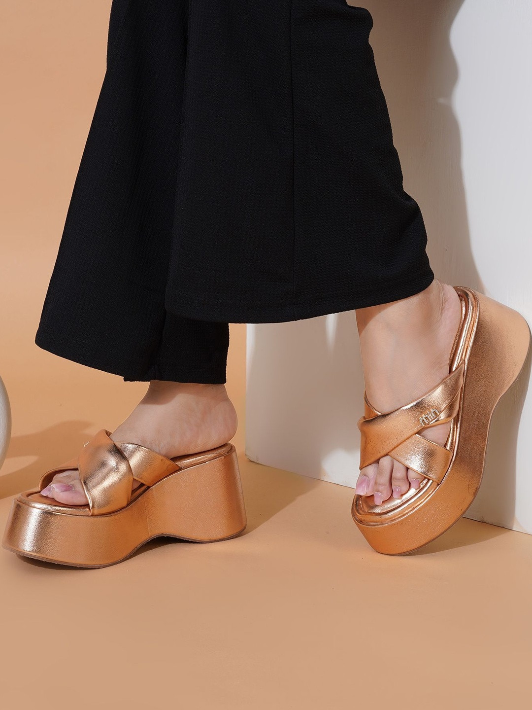 DressBerry Party Platform Mules