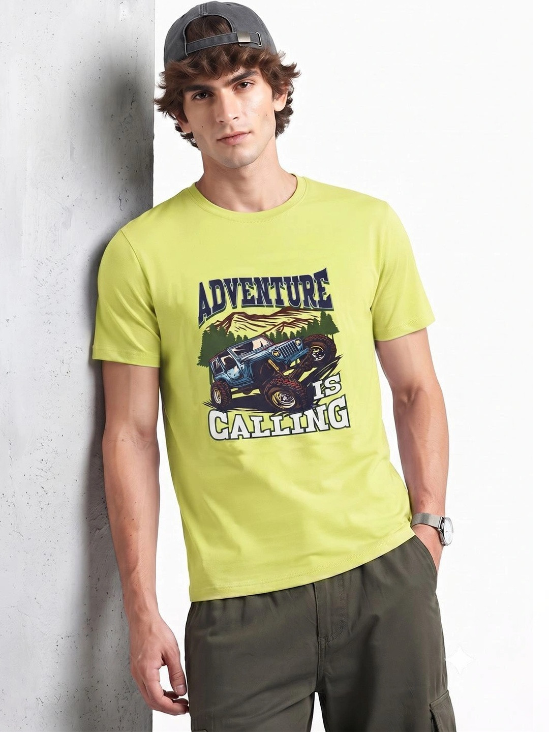 Roadster Men Printed T-shirt