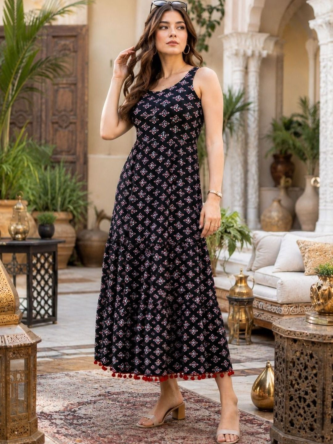 LIAPARO Ethnic Motifs Printed Kurti