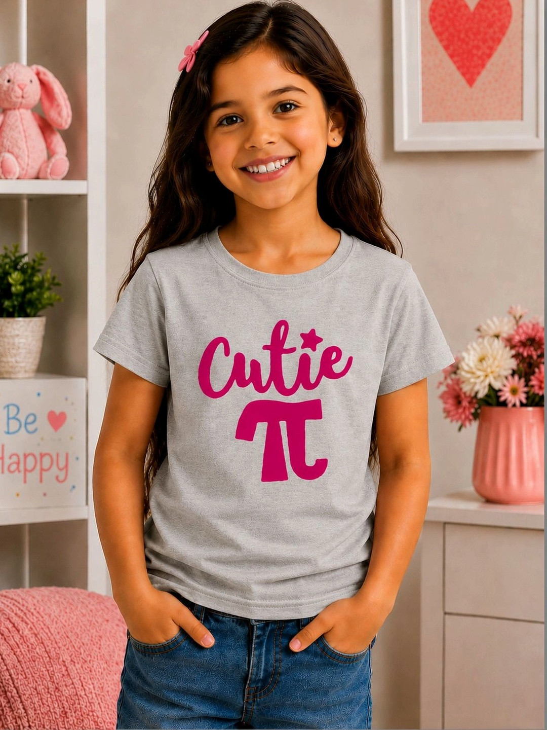 YK Kids Typography Printed T-shirt