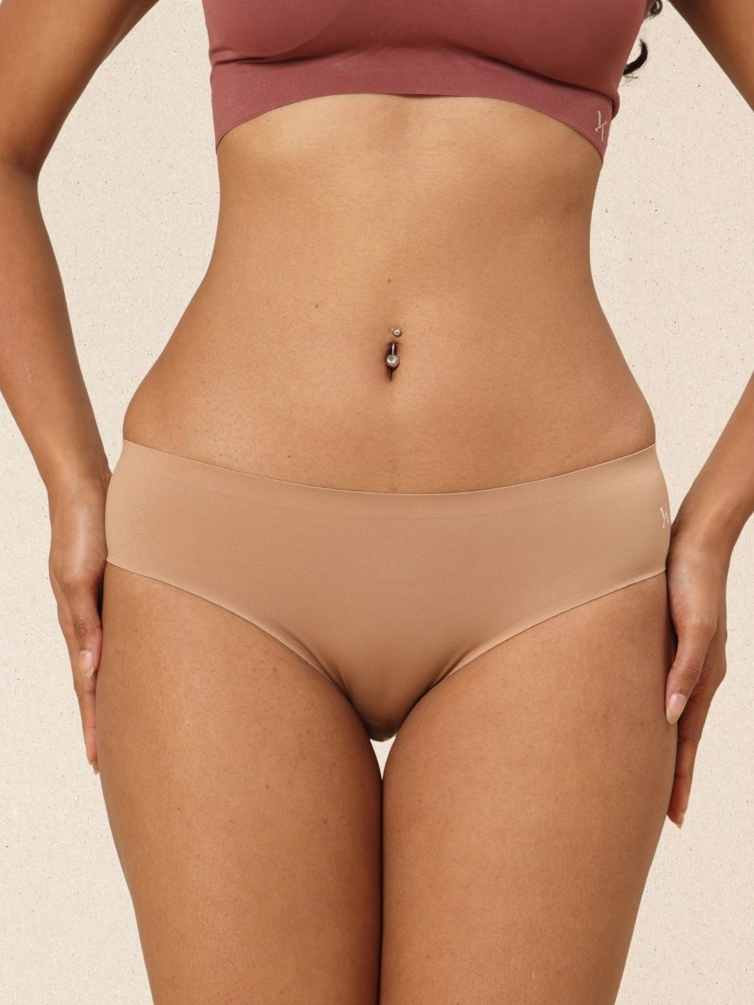 Krvvy Women Low Waist Bikini Panty With No Visible Lines