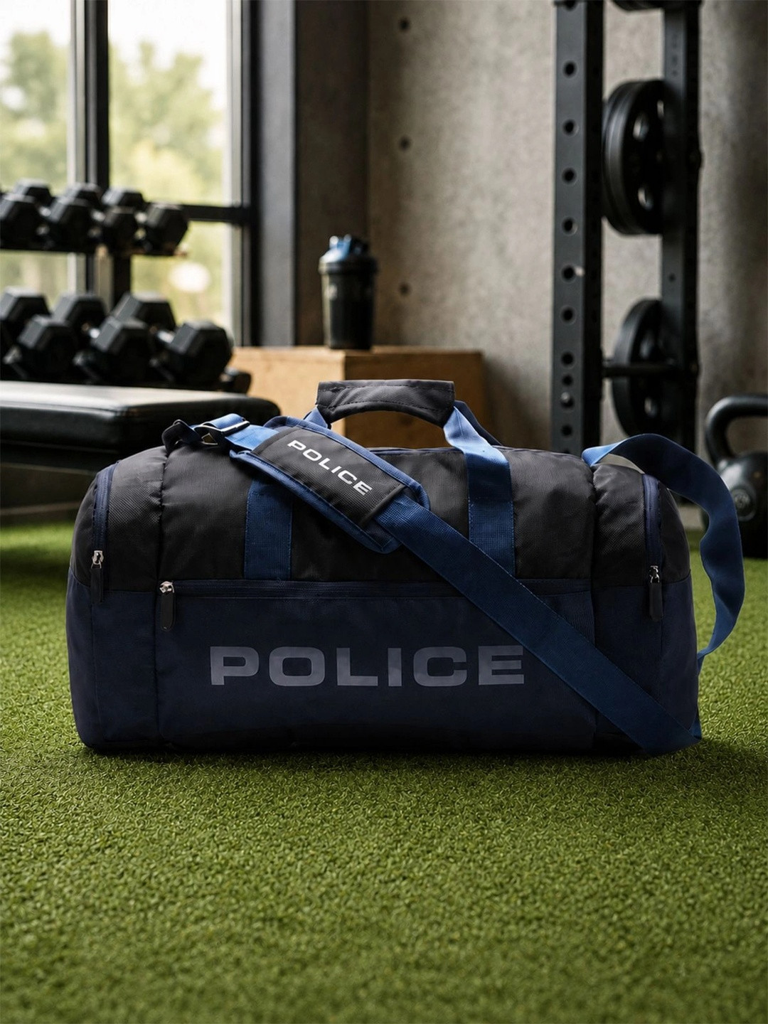 Police Colourblocked Medium Casual Duffel Bag