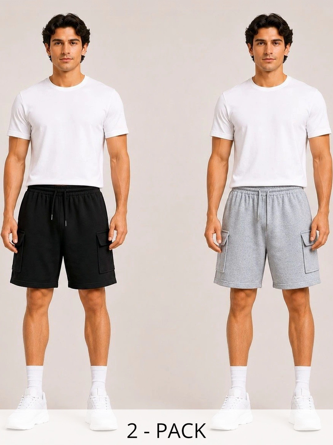 NAUGHTYMEN Men Cargo Shorts