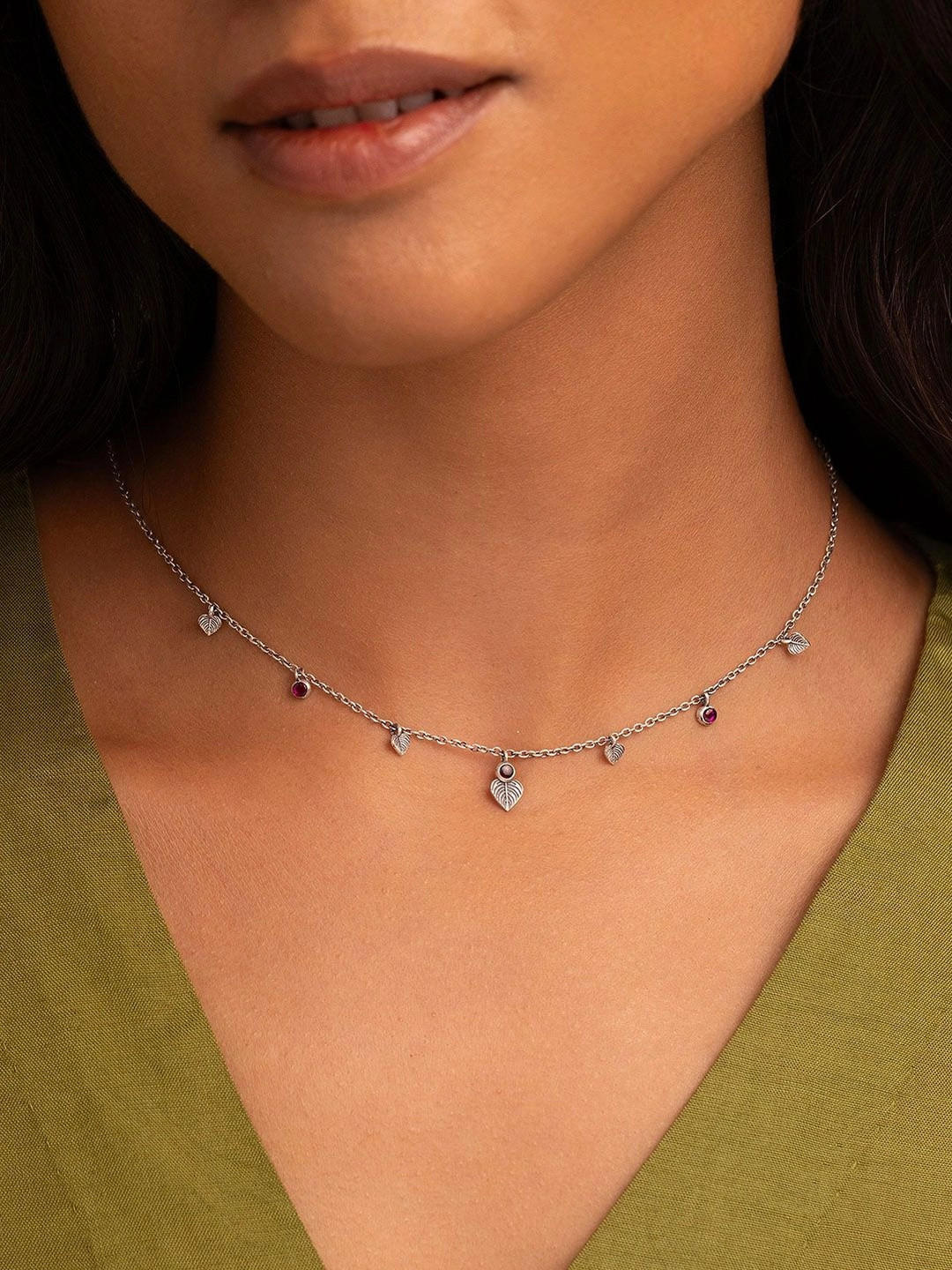 Shaya by CaratLane Sterling Silver Necklace