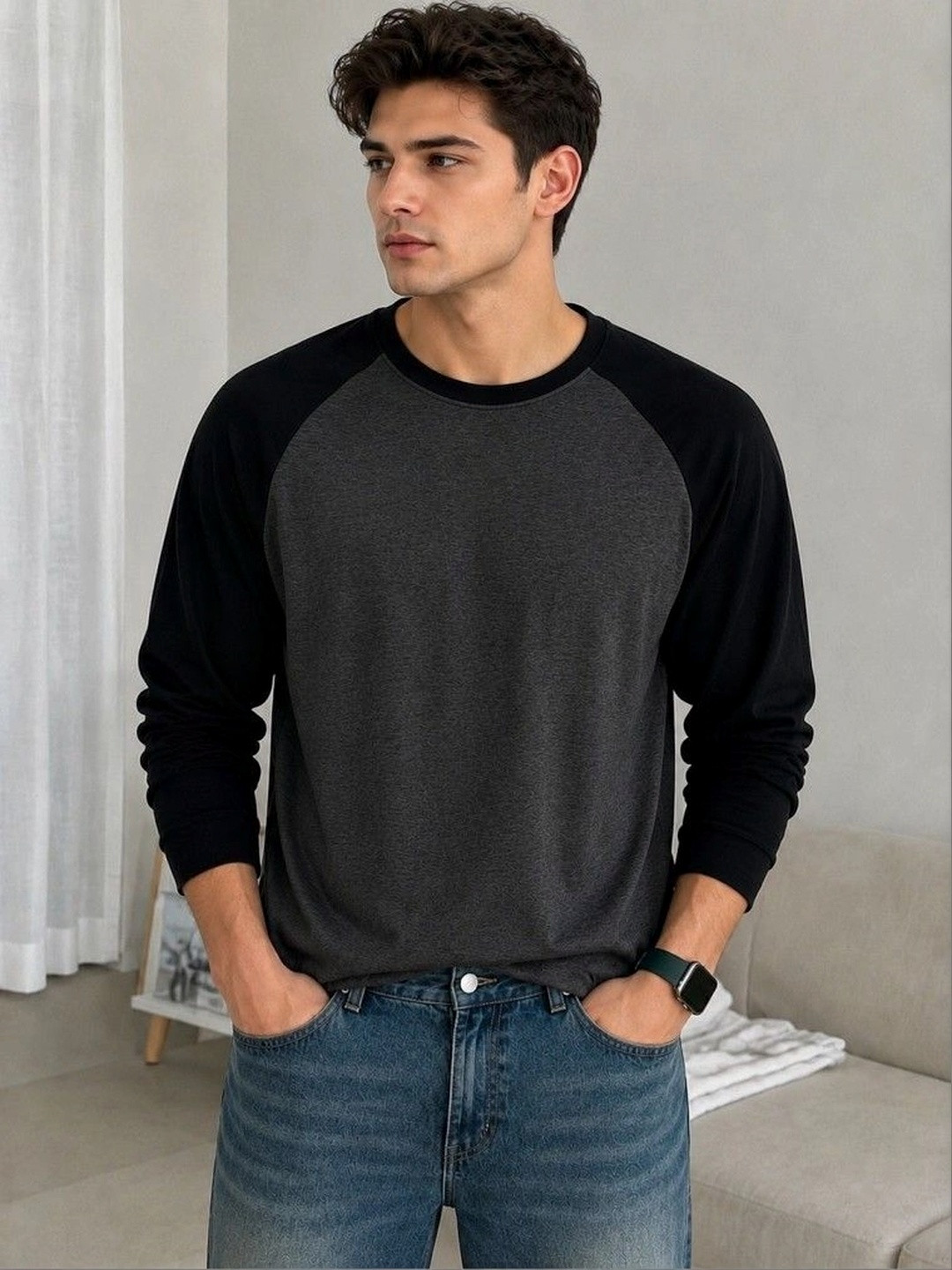 Netclick Men Colourblocked T-shirt
