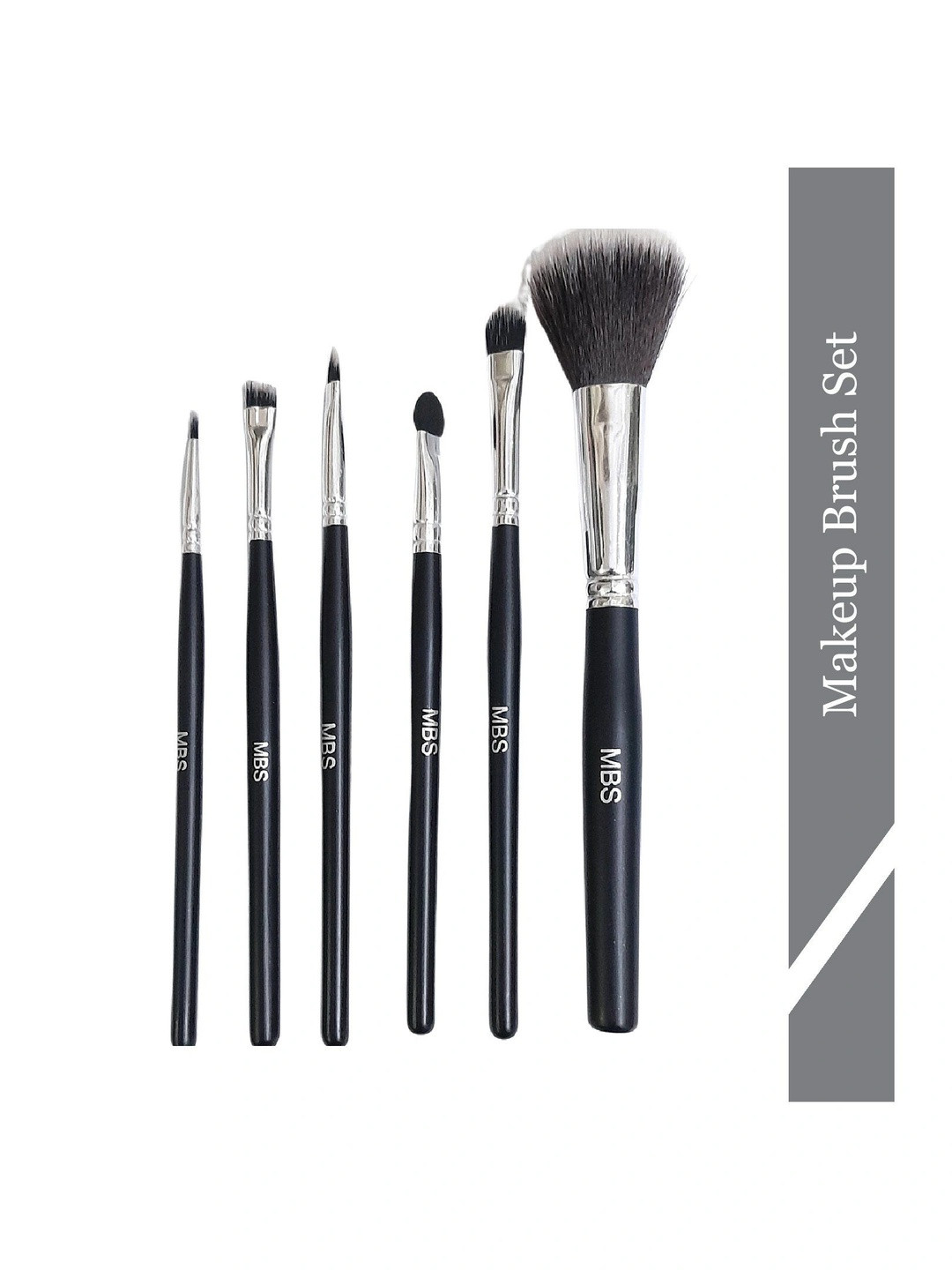 Rhe Cosmetics Set Of 6 Basic Face & Eye Makeup Brushes
