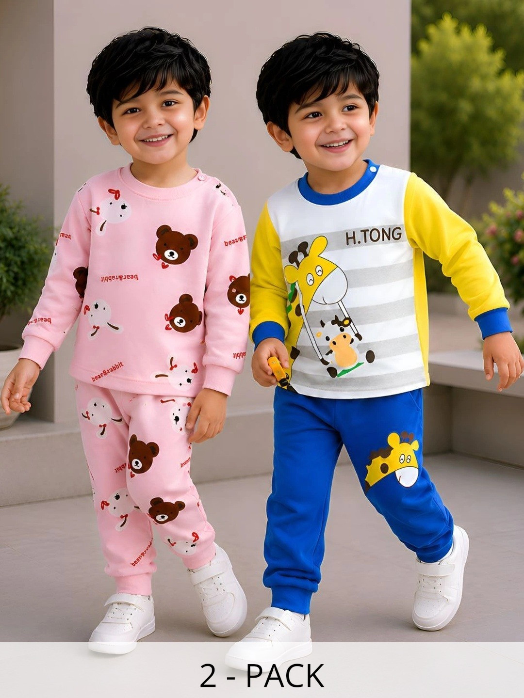 VP TEXX Boys Printed T-shirt with Trousers