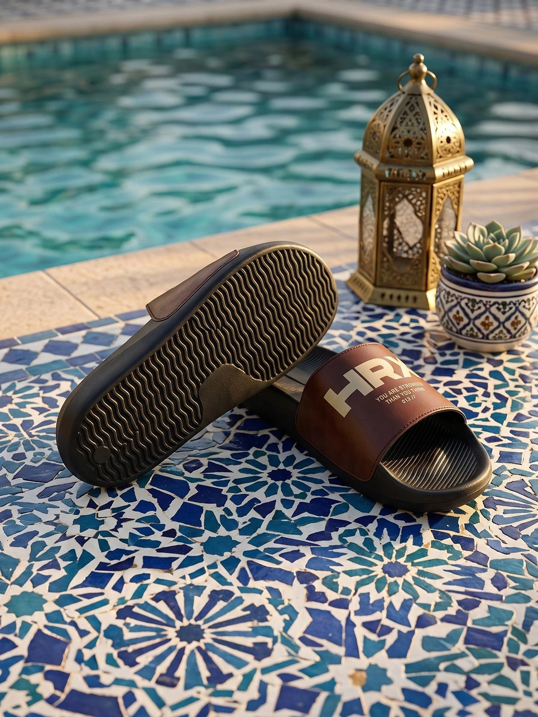 HRX by Hrithik Roshan Men Printed Sliders