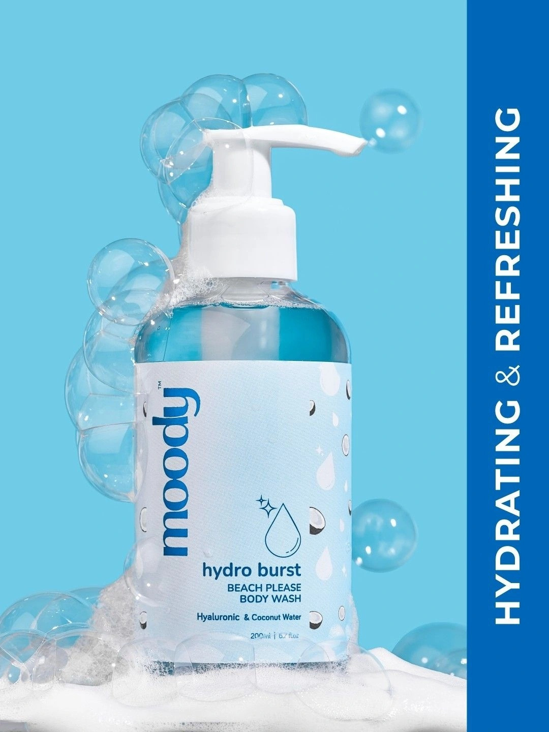 MOODY Moody Hydro Burst Coconut & Aloevera Beach Please Body Wash