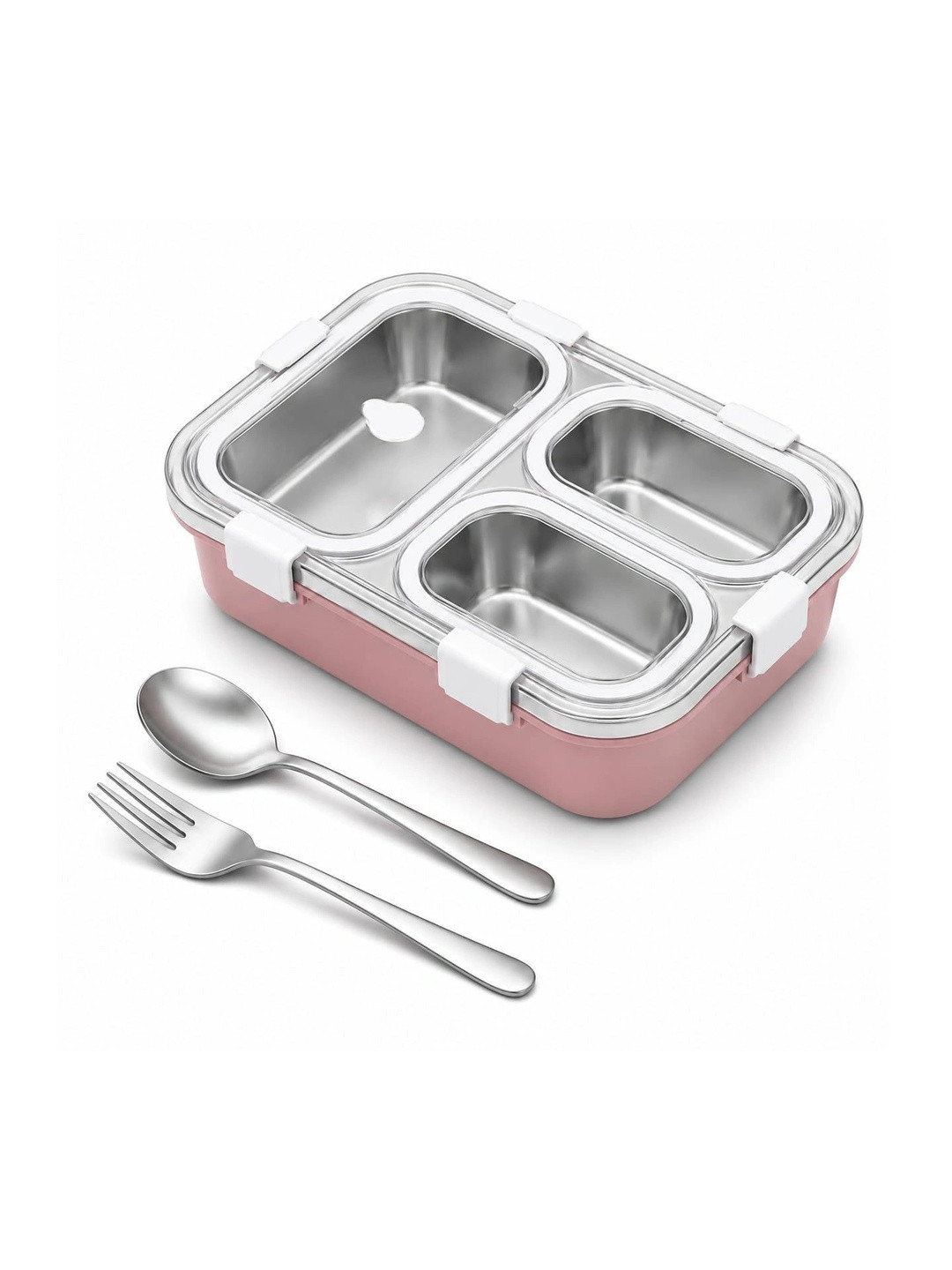 GOLDENEYEHOUSE Pink 2026 Polypropylene Leak Resistant Lunch Box