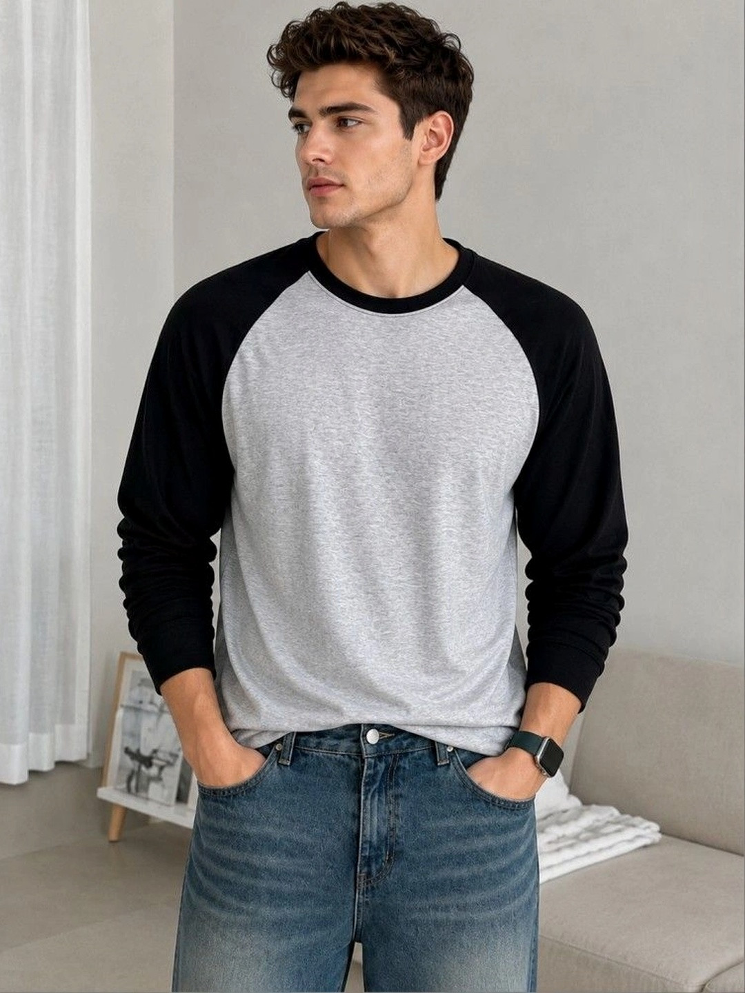 Netclick Men Colourblocked T-shirt