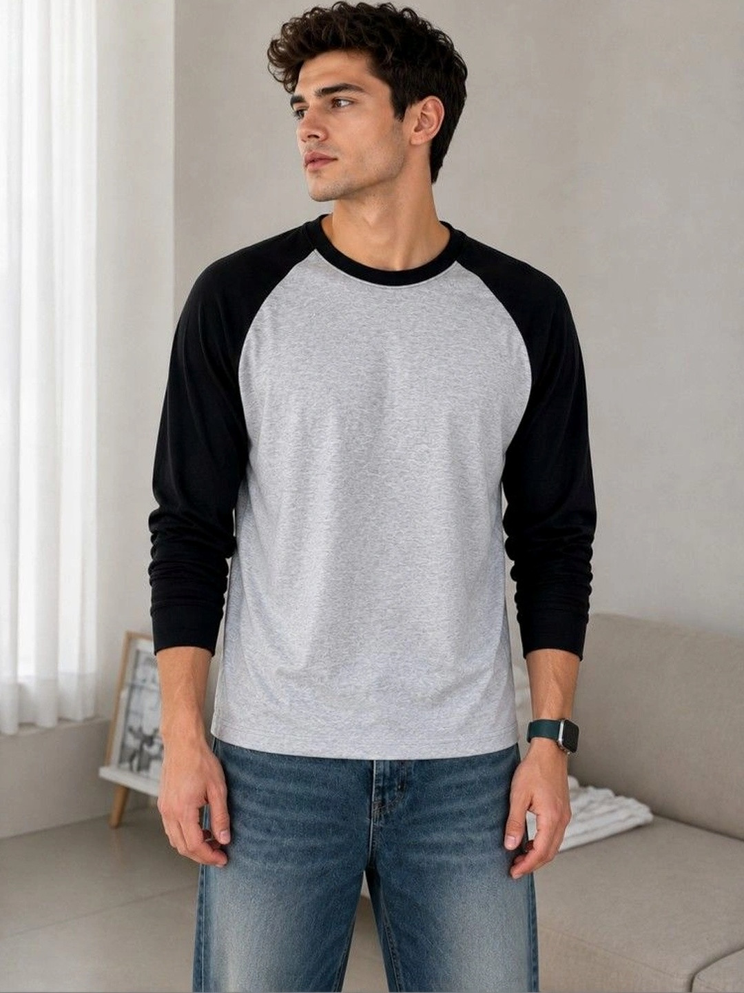 Netclick Men Colourblocked T-shirt