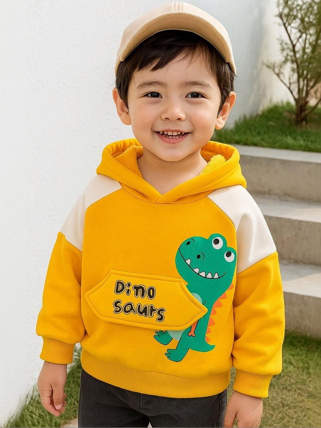 Finders Unisex Kids Colourblocked Hooded Sweatshirt