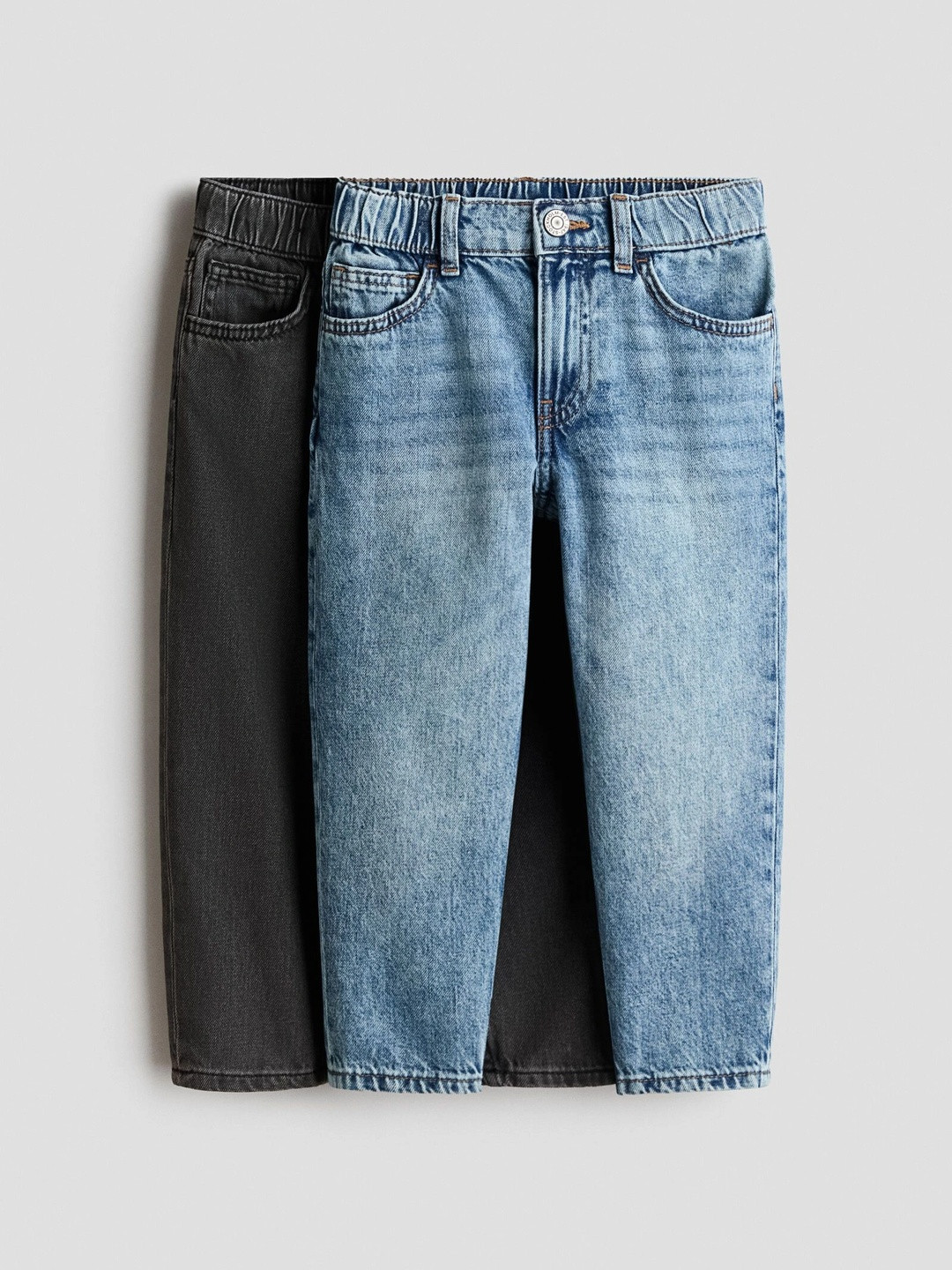 H&M 2-Pack Loose Fit Tapered Leg Jeans