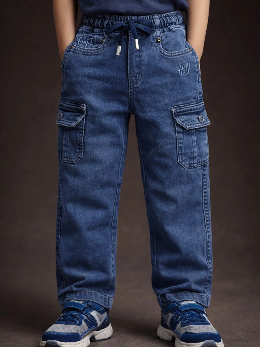 Dripteen Boys Straight Fit Mid-Rise Stretchable Jeans