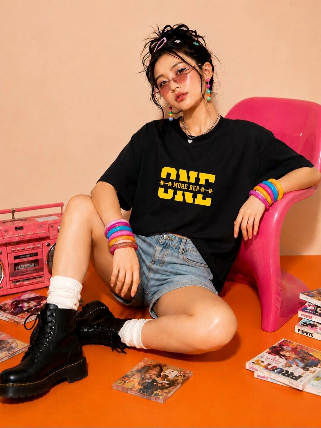 Neon Femme Women Typography Printed T-shirt