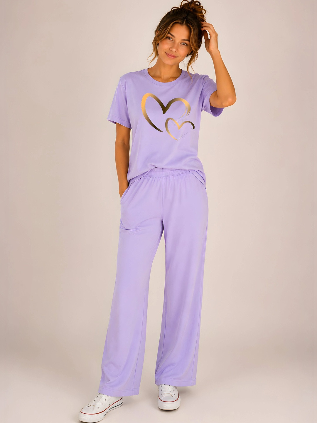 ELVIA Women Printed Night suit