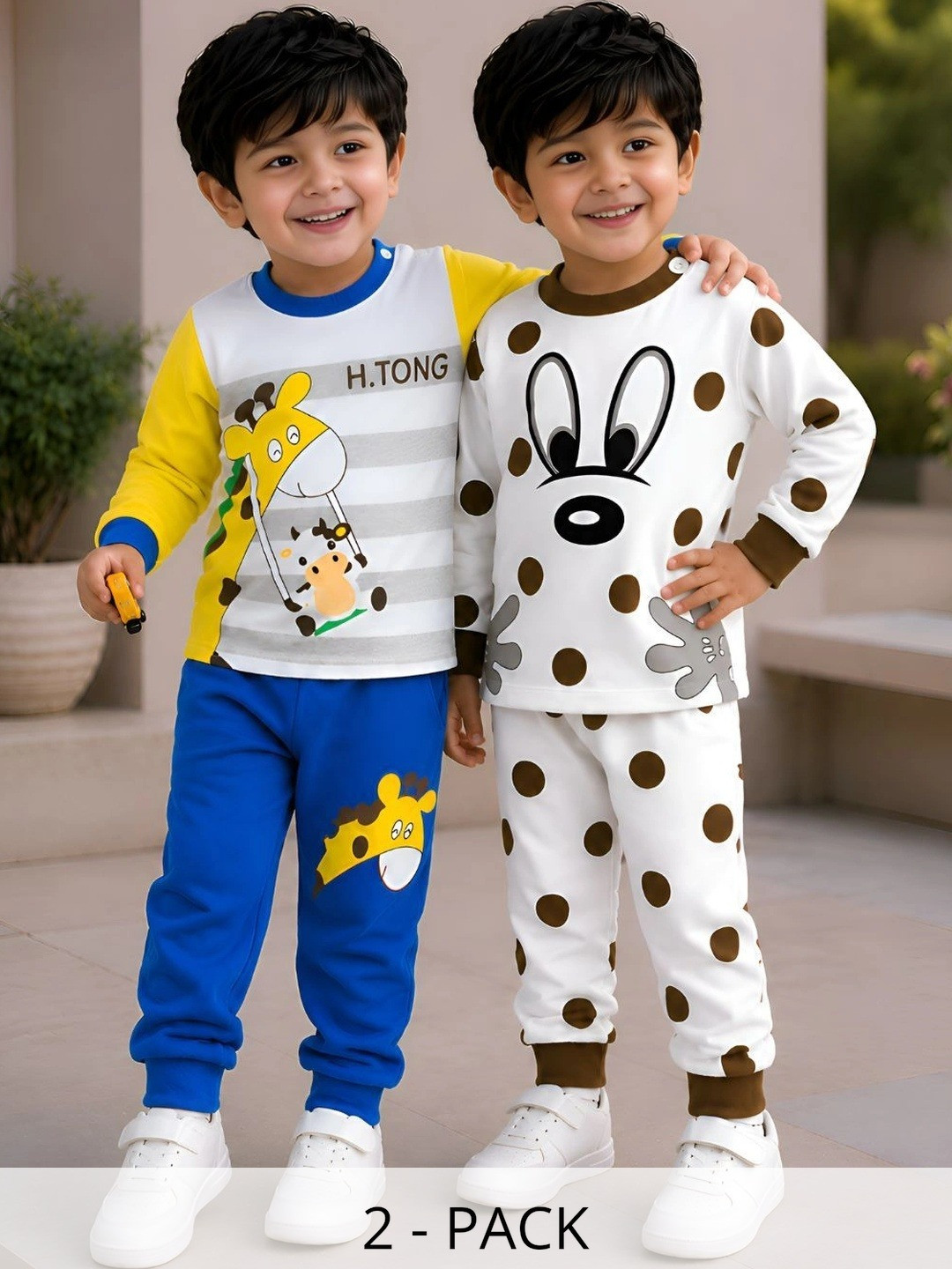 VP TEXX Boys Printed T-shirt with Pyjamas