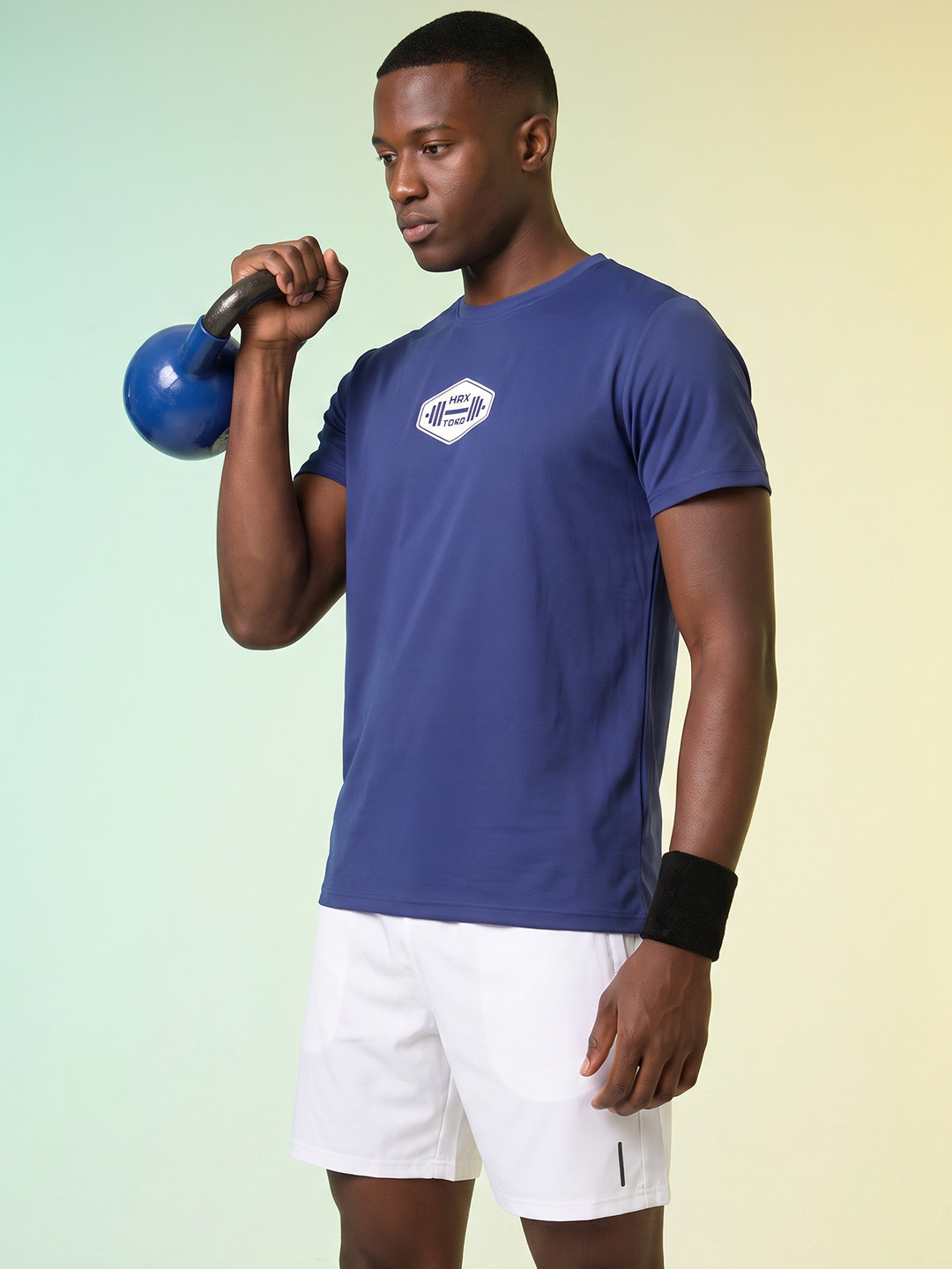 HRX by Hrithik Roshan Printed Rapid-Dry Training T-shirt