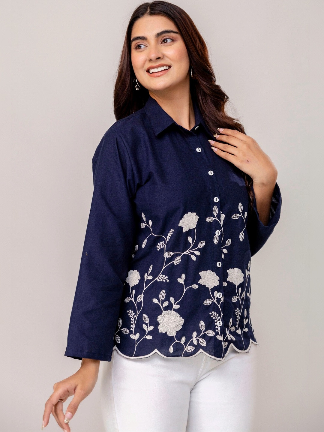 ANEEMA Women Floral Casual Shirt