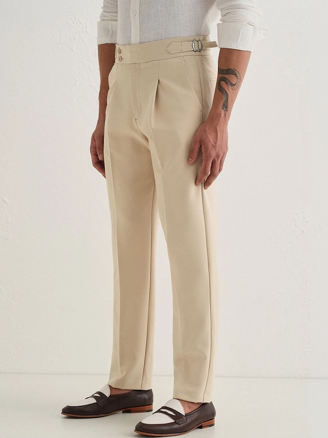 Banana Club Men Original Straight Fit Pleated Trousers