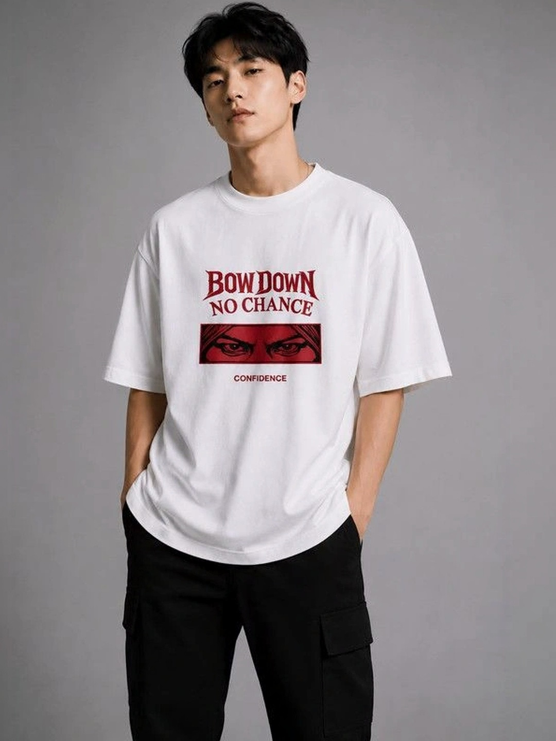 9TUNKI Men Typography Printed Pure Cotton T-shirt