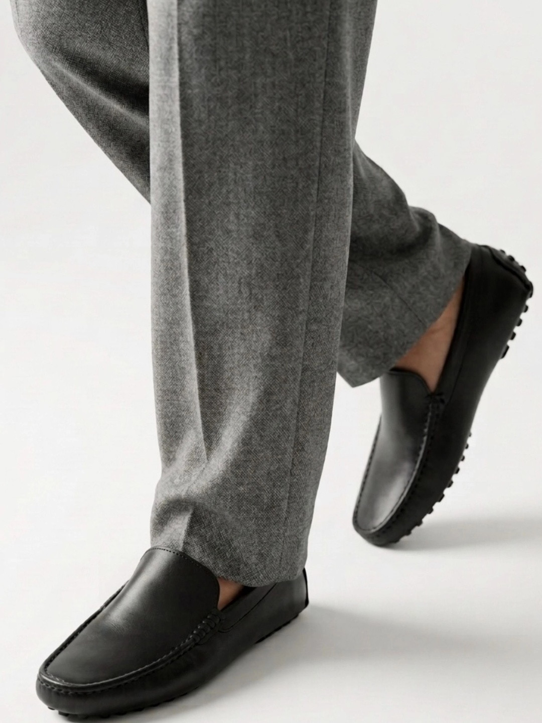 MICHEAL FERAAS Men Leather Penny Loafers