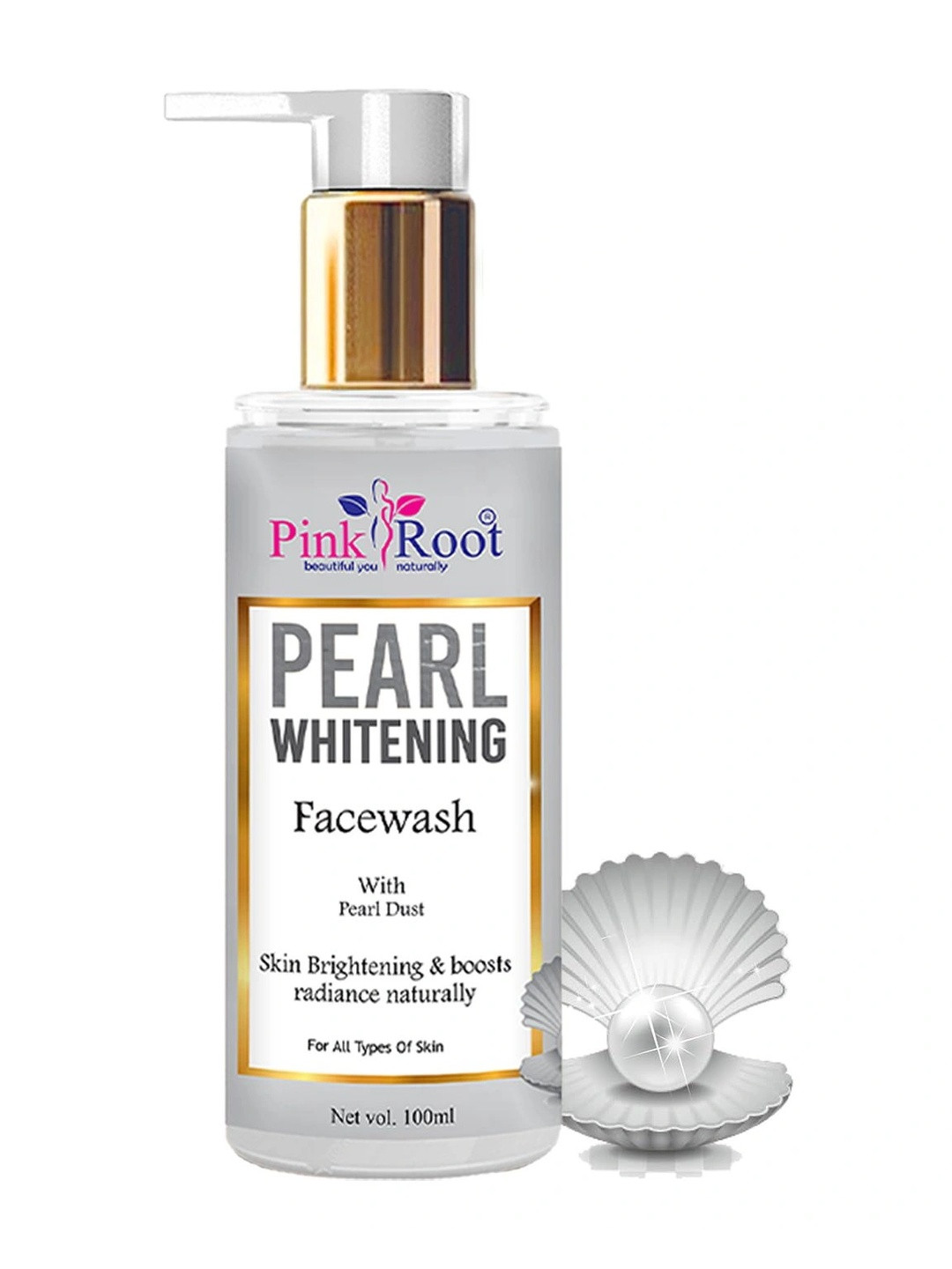 Pink Root Unisex White Face Wash and Cleanser