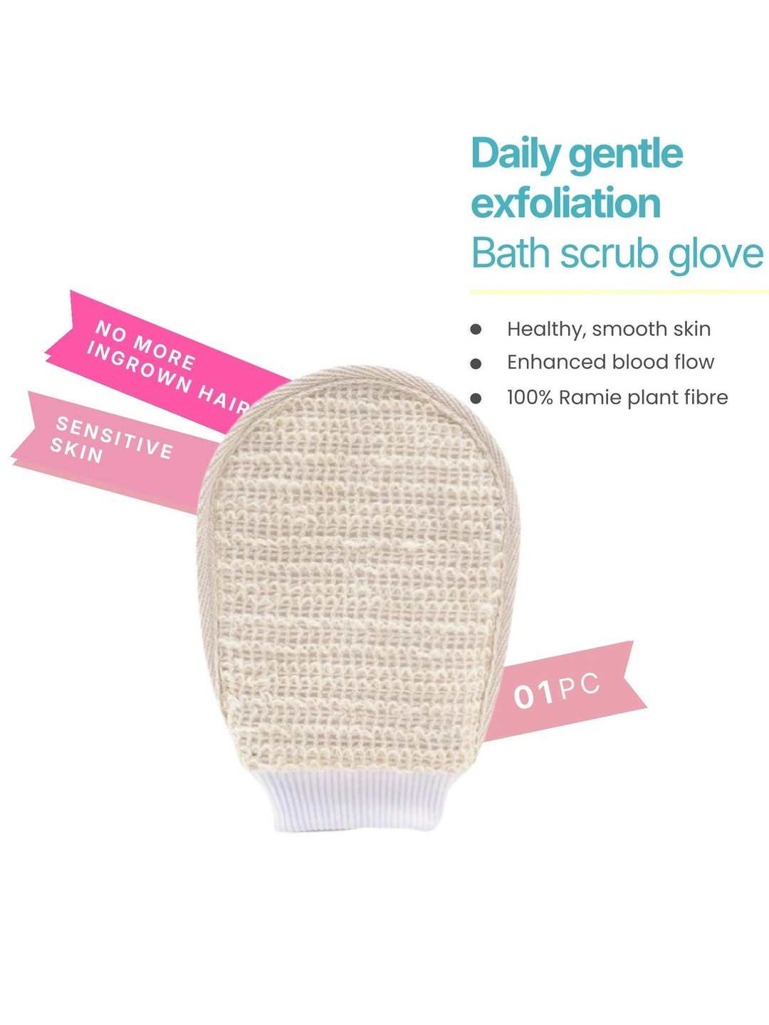 Rhe Cosmetics Natural Exfoliating Bath Gloves & Tan Remover
