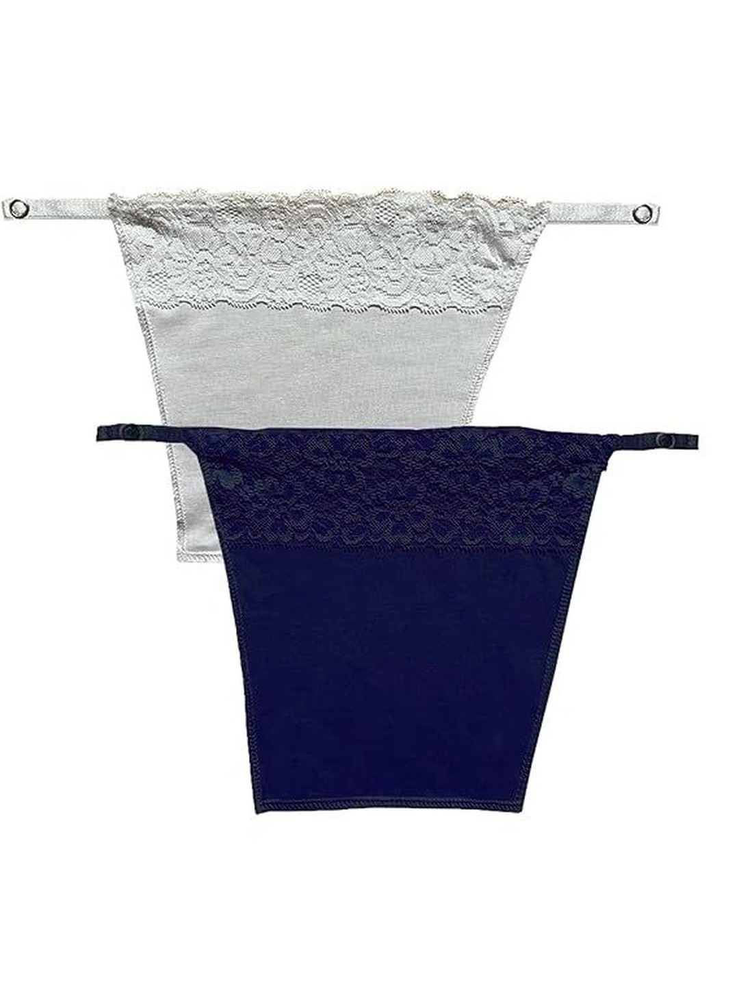 Fimalia Pack of 2 Pure Cotton Non Padded Camisoles
