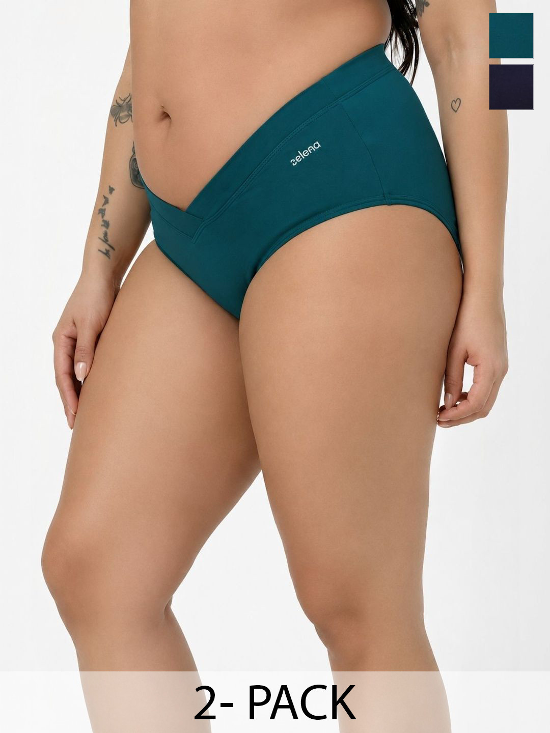 House Of Zelena Pack Of 2 Modal C Section Briefs