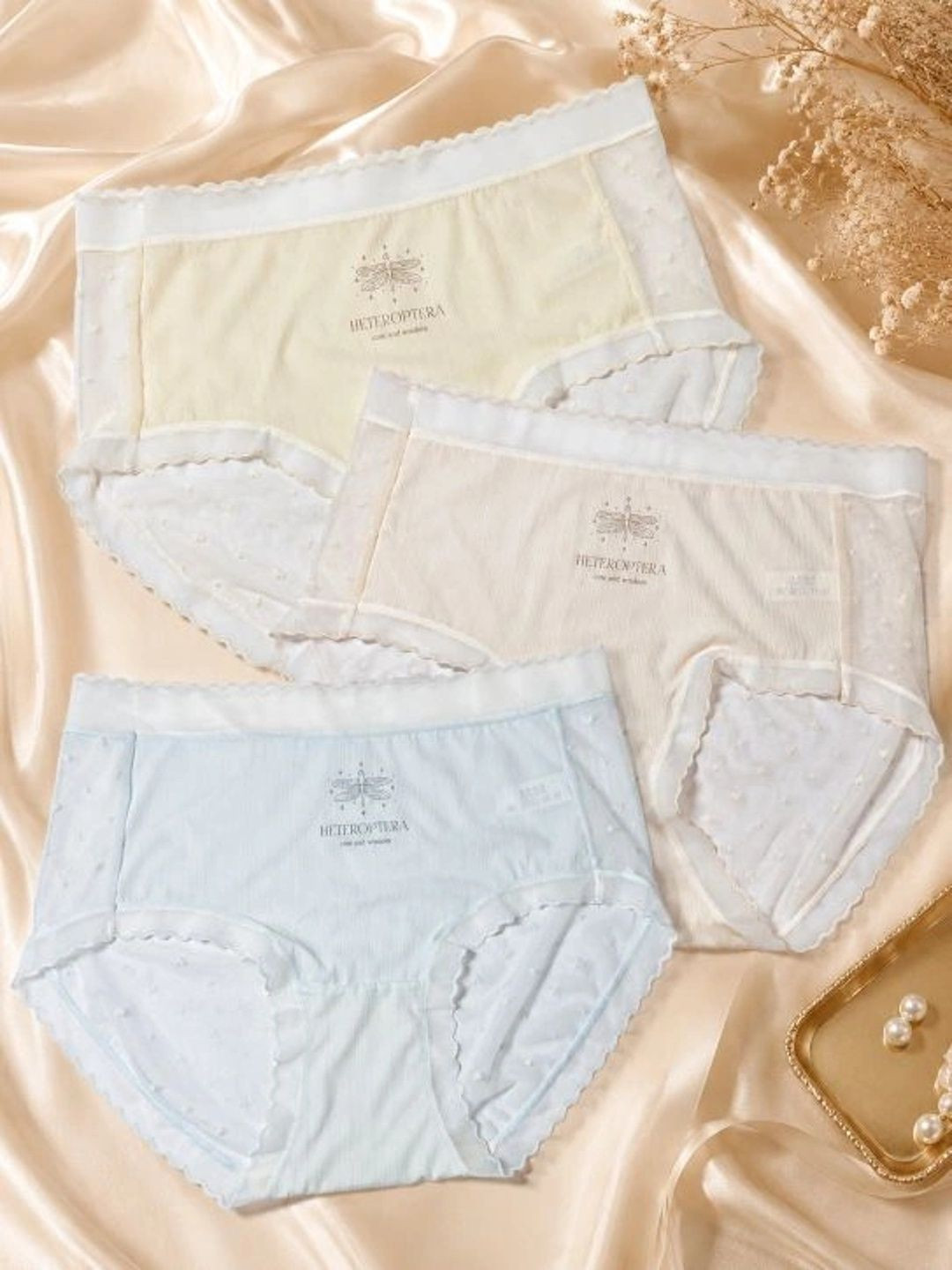 Siswis Women Pack of 3 Seamless Assorted Hipster Briefs