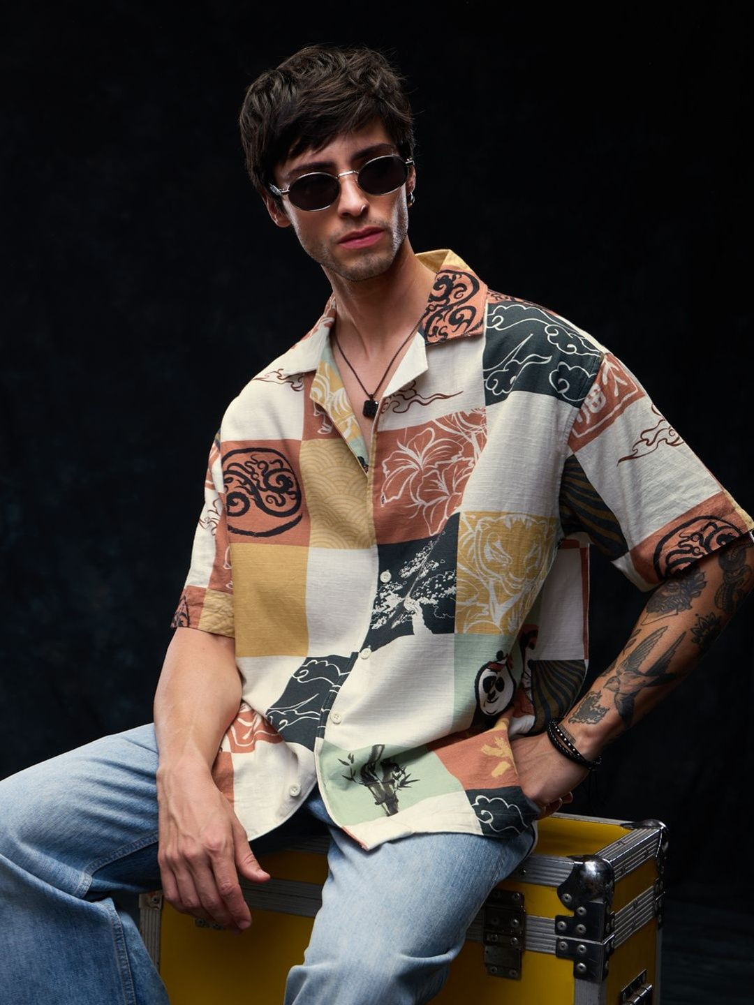 The Souled Store Men Printed Casual Shirt