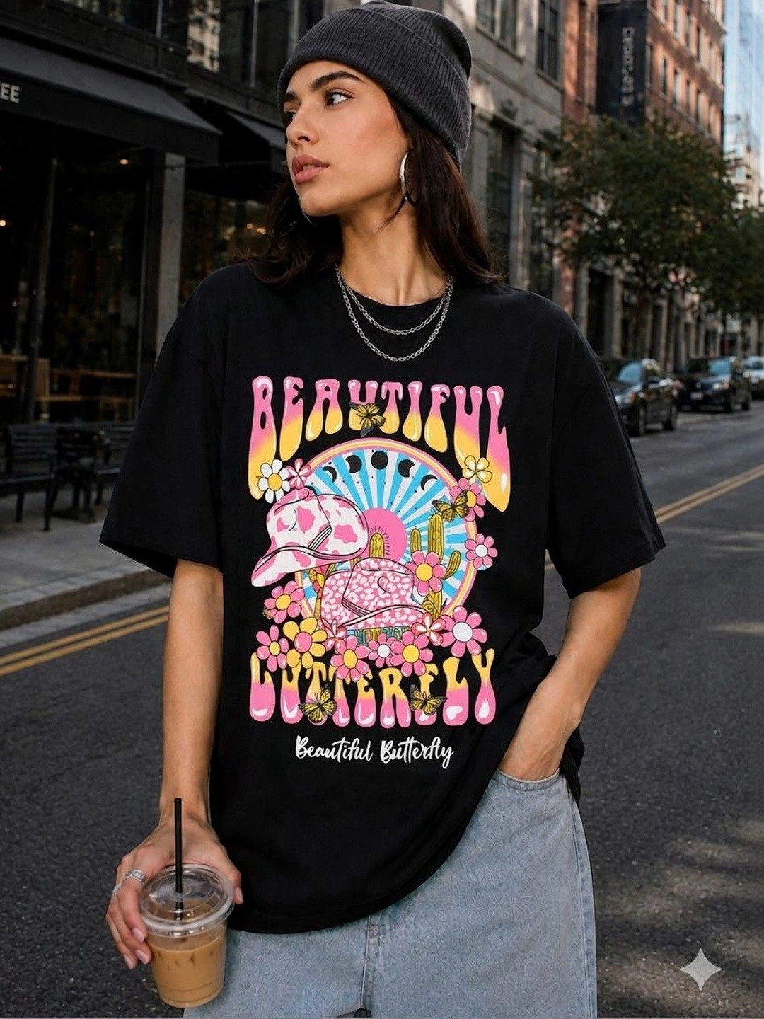Metronaut Women Printed T-shirt
