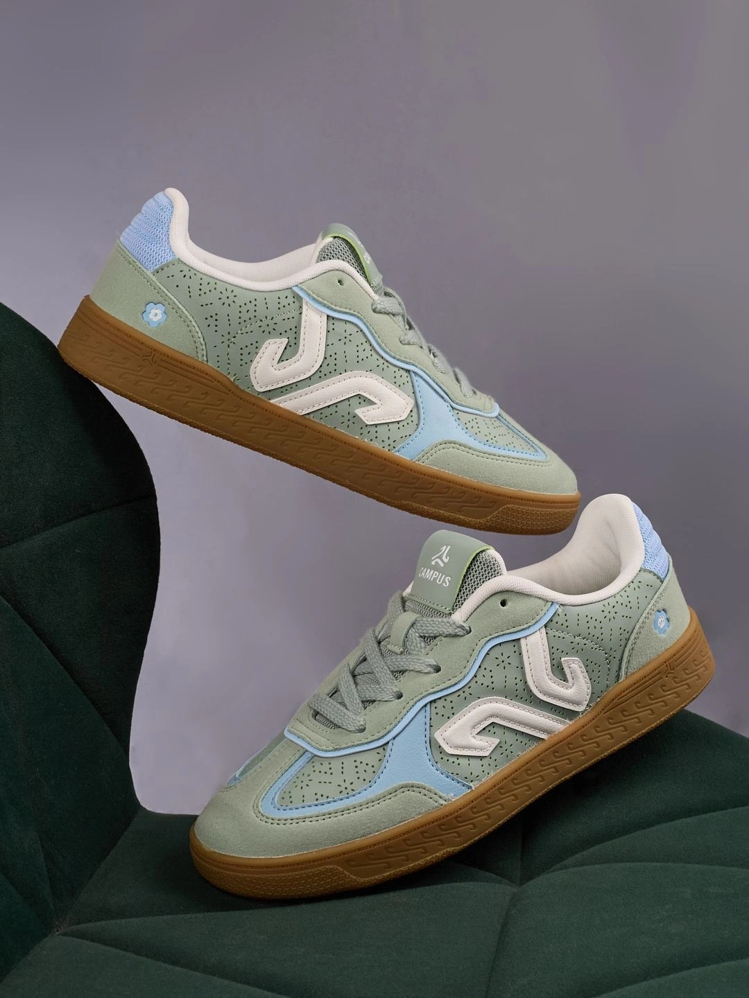 Campus Women Perforations PU Sneakers