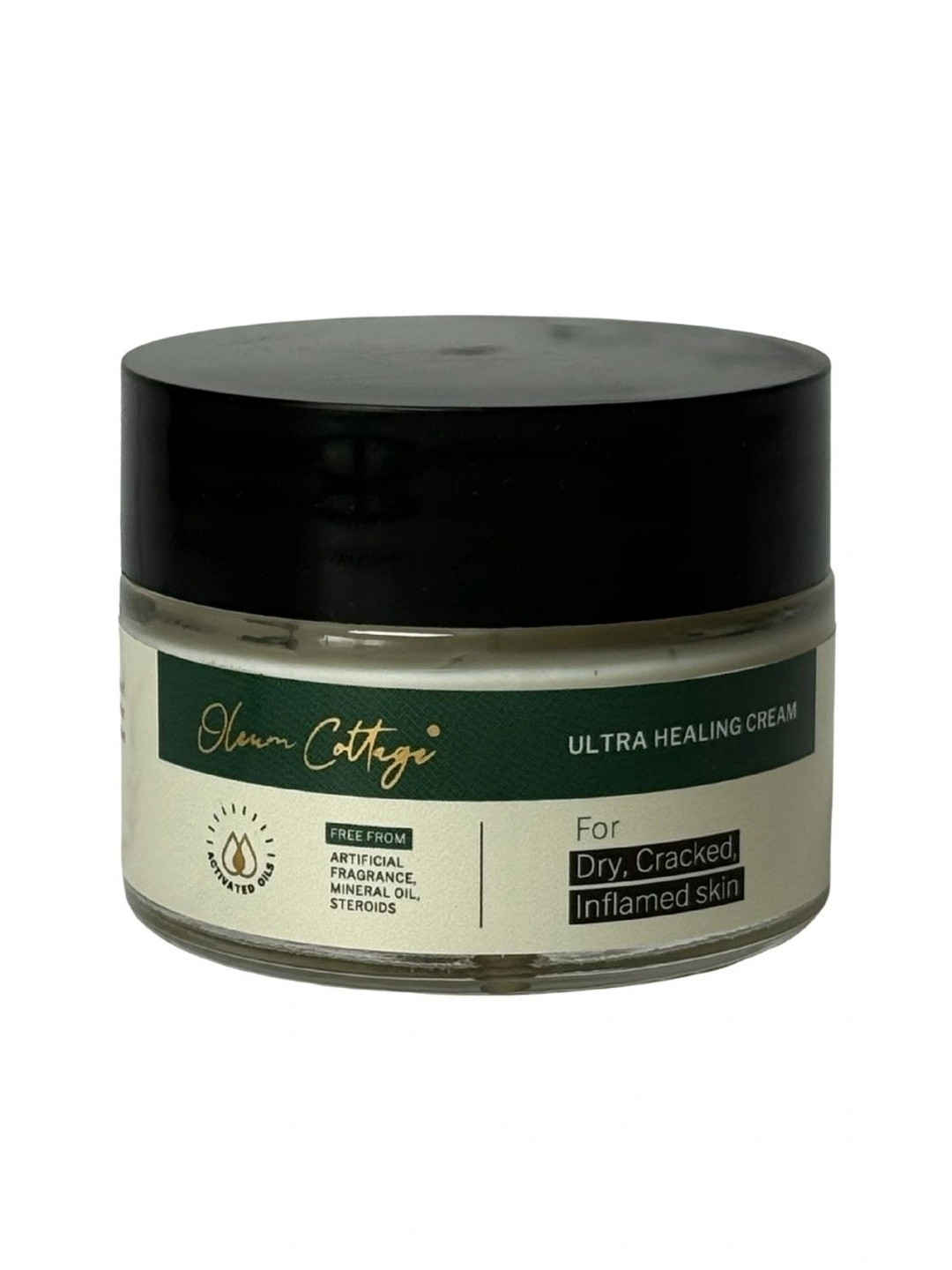 Oleum Cottage Ultra Healing Cream for Dry Cracked Skin Eczema Psoriasis & Flare Up - 40g