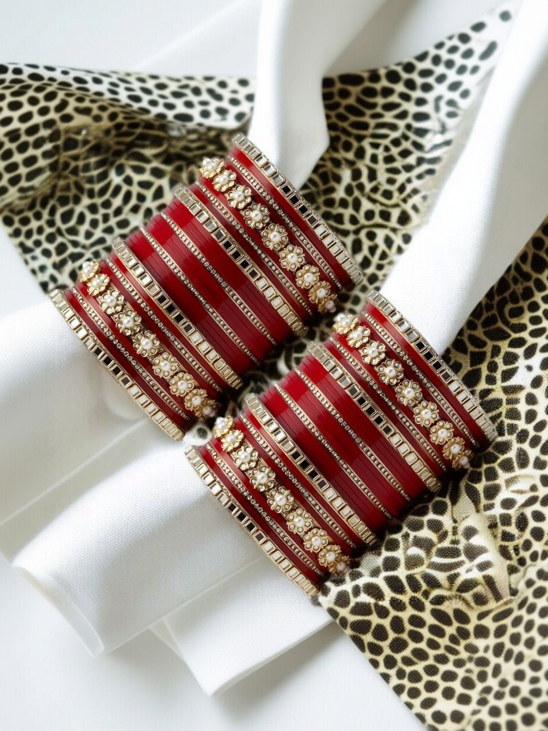 SRKBS Gold-Plated Zircon Bangle