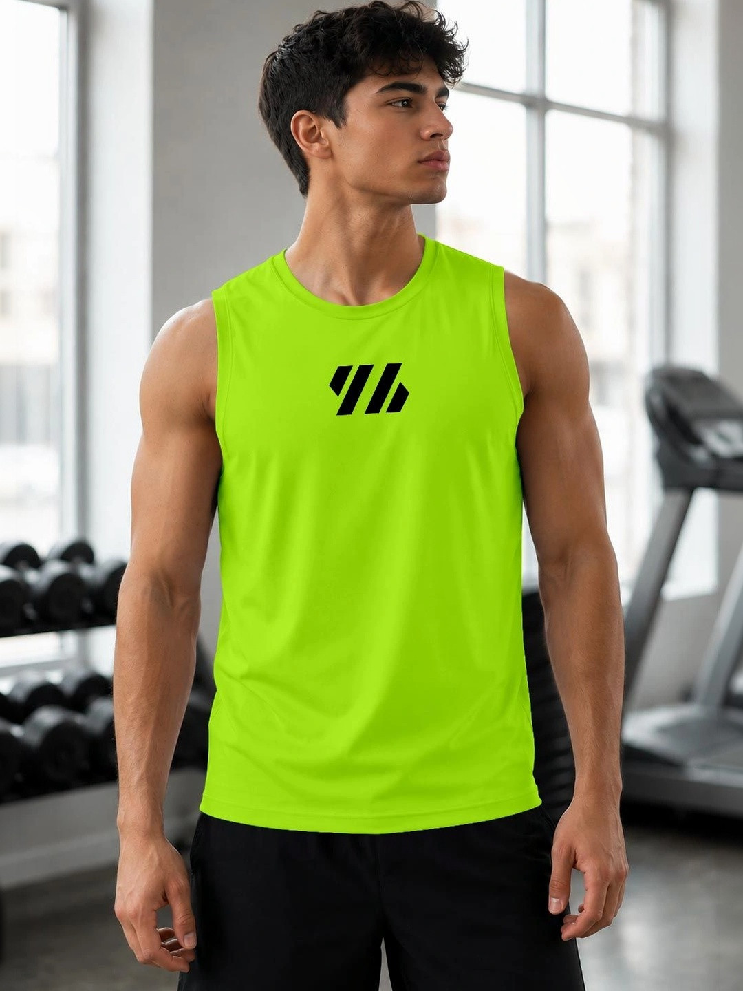 FTX Men Brand Logo Printed T-shirt