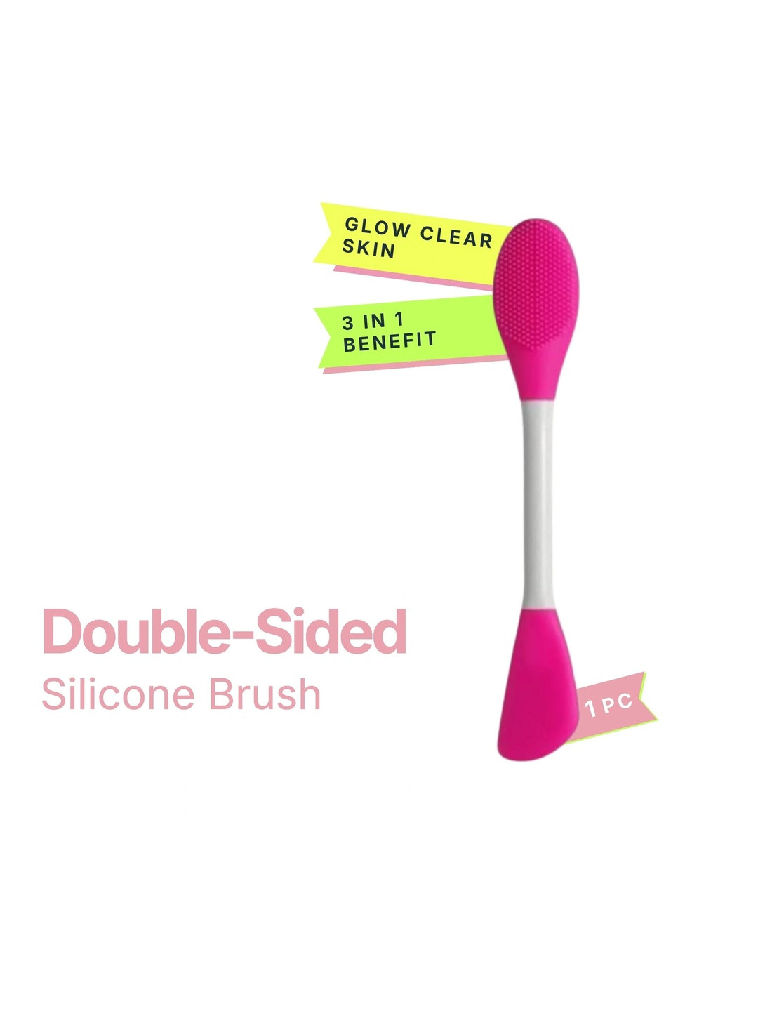 Makeup By Siti Face Mask Applicator & Face Wash Double Sided Brush