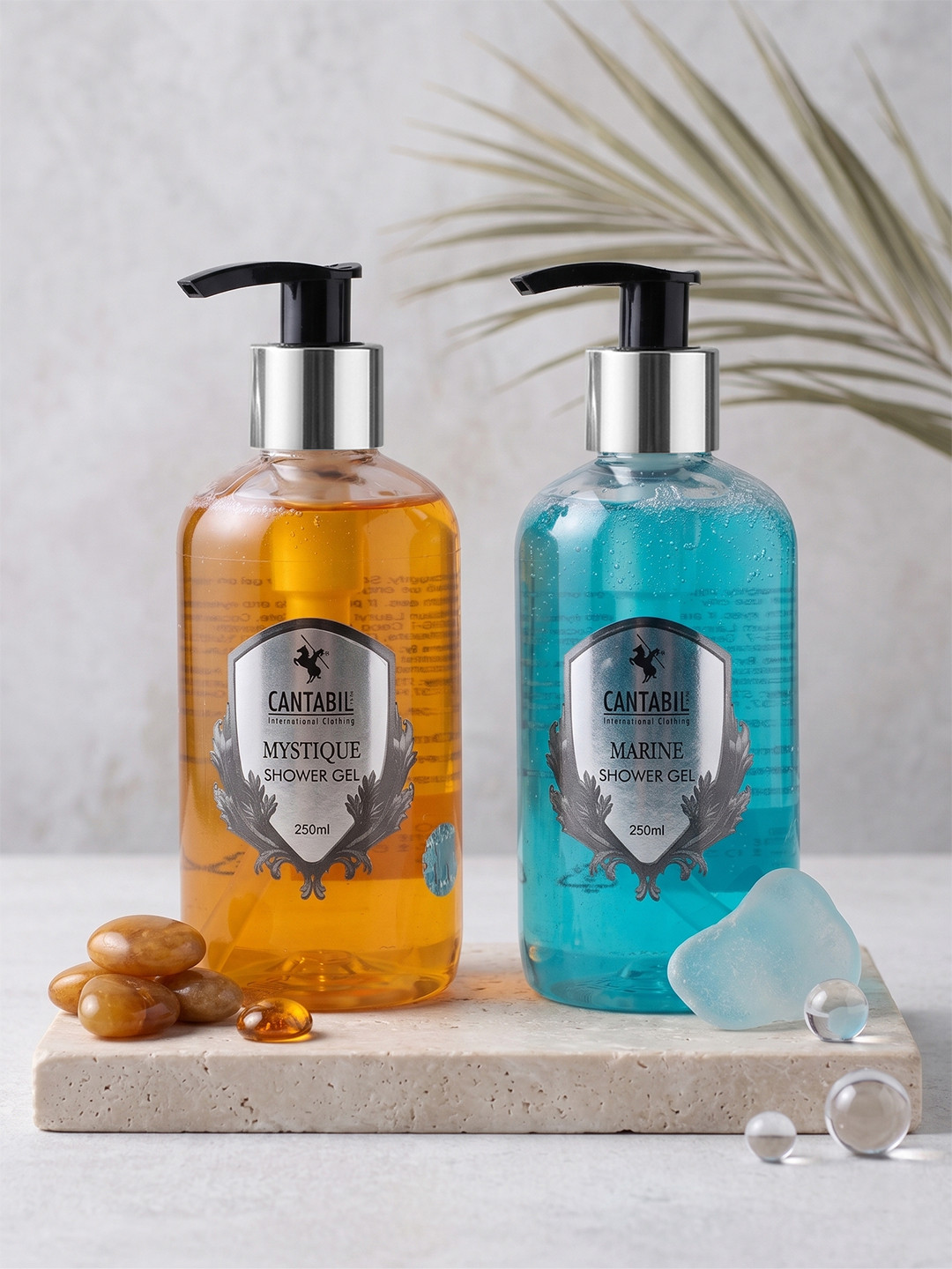 Cantabil Set Of 2 Marine & Mystique Shower Gel - 250 ml Each