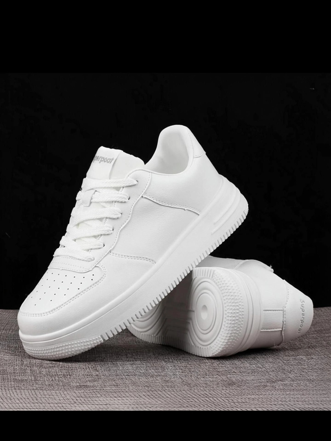 Robbie Jones Men Perforations PU Sneakers