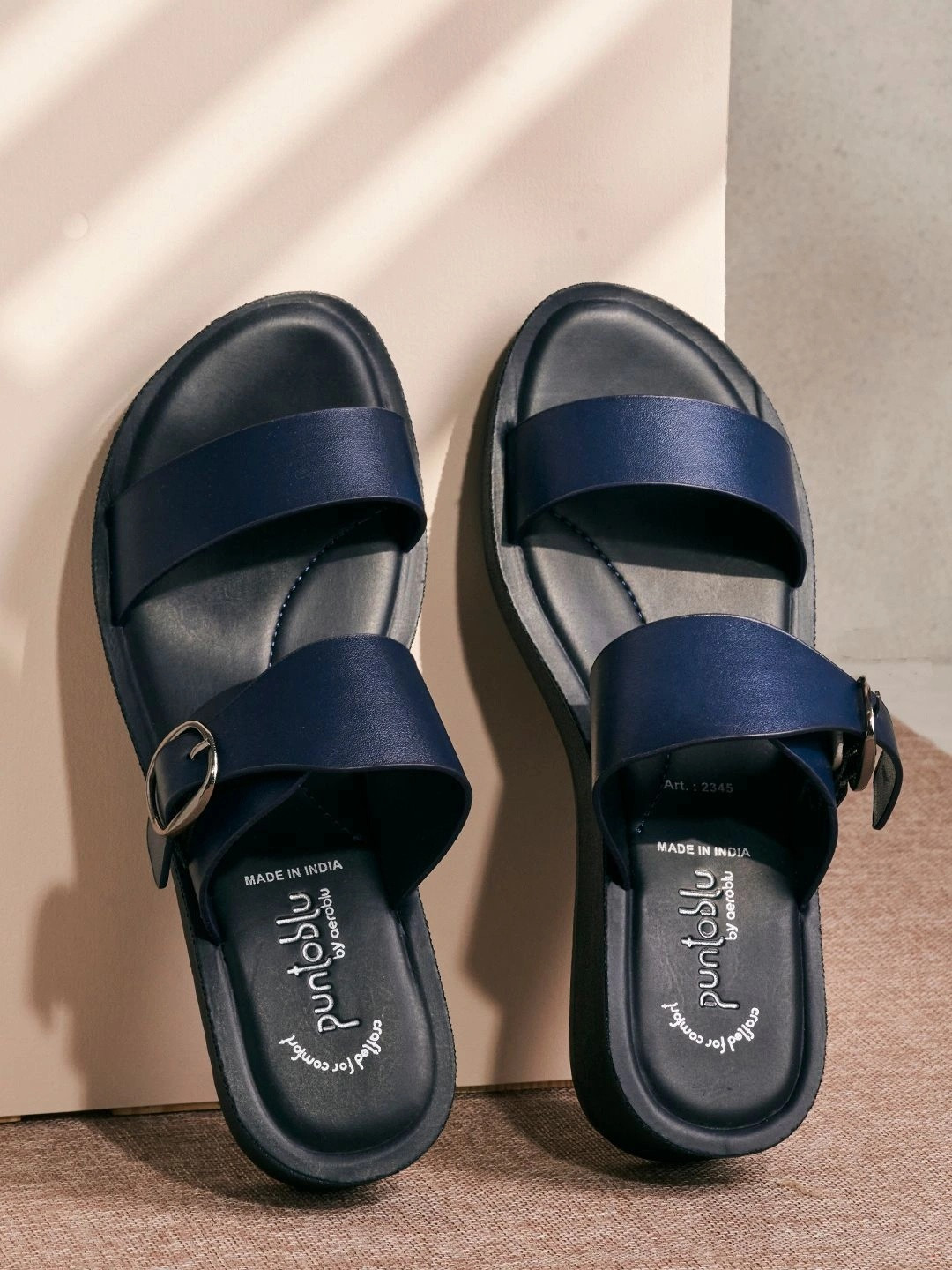 Puntoblu Wedge Sandals with Buckles