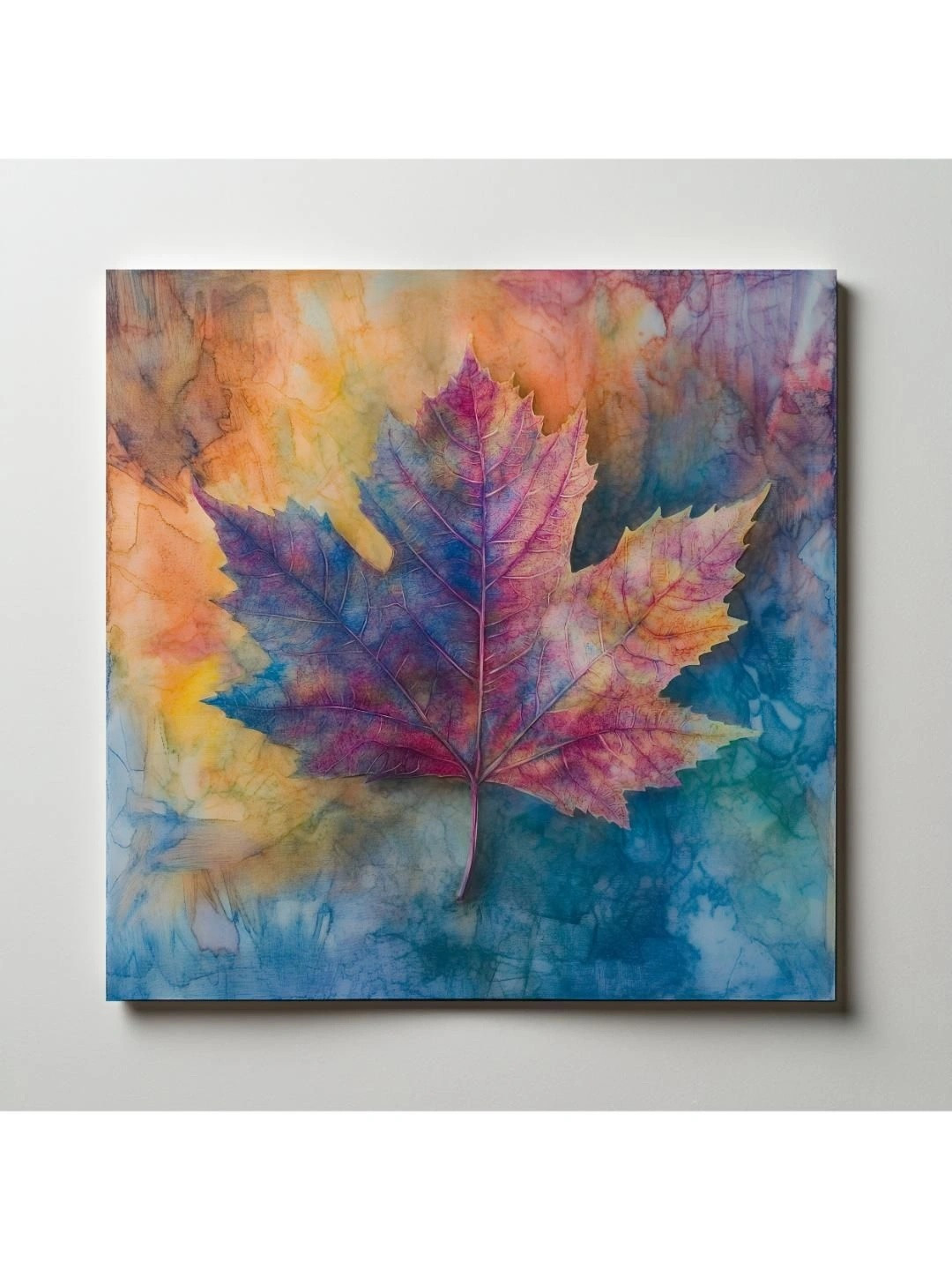 ARTOLIC Yellow Printed Water-Resistant Self-Adhesive Wall Sticker