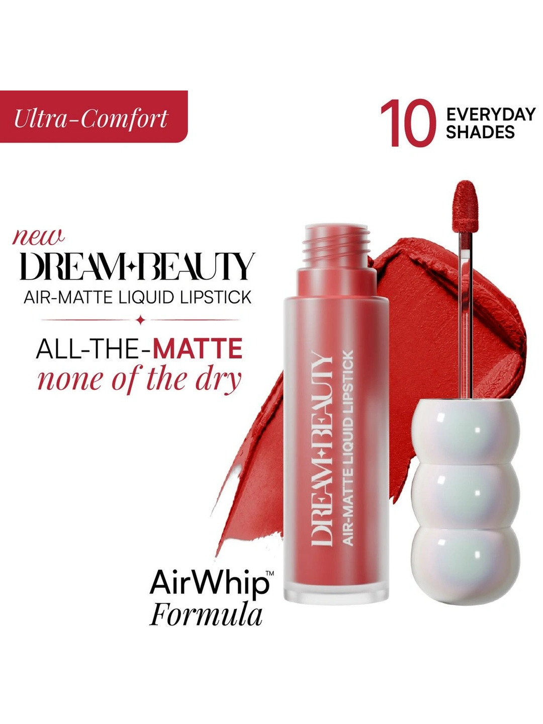 Dream Beauty Air-Matte Liquid Lipstick - 3.5 ml - Sora